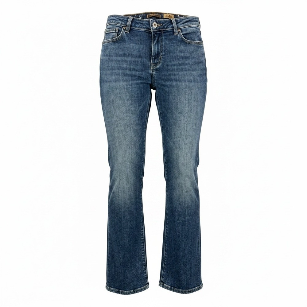 Y2K Paige Blue Heights Bootcut Jeans 29 Blue Straight Leg Indie Sleaze  Low Rise
